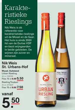 Sligro Nik Weis St. Urbans Hof aanbieding
