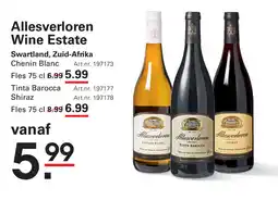Sligro Allesverloren Wine Estate aanbieding