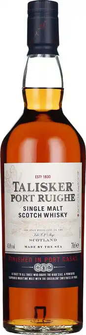Drankdozijn Talisker Port Ruighe Single Malt 70CL aanbieding