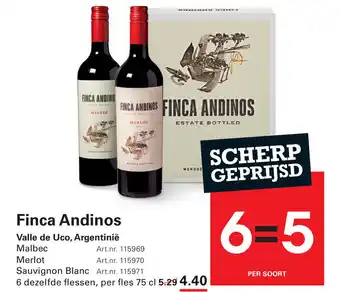 Sligro Finca Andinos aanbieding