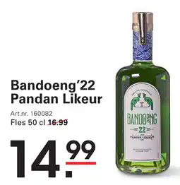 Sligro Bandoeng'22 Pandan Likeur aanbieding