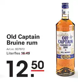 Sligro Old Captain Bruine rum aanbieding