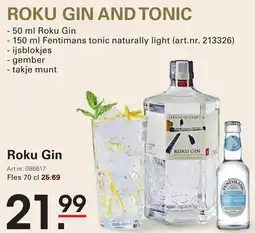 Sligro Roku Gin aanbieding
