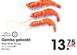 Sligro Gamba gekookt aanbieding