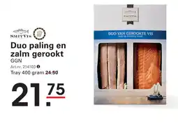 Sligro Duo paling en zalm gerookt aanbieding