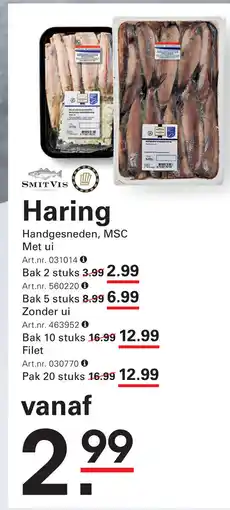 Sligro Haring aanbieding