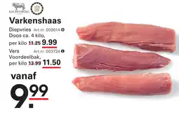 Sligro Varkenshaas aanbieding