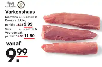 Sligro Varkenshaas aanbieding