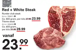 Sligro Red + White Steak aanbieding