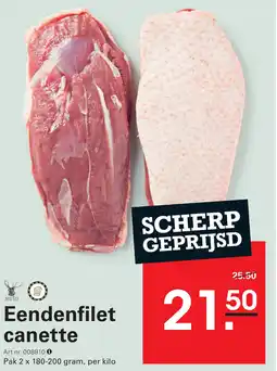 Sligro Eendenfilet canette aanbieding