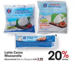 Sligro Latte Carso Mozzarella aanbieding