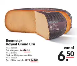 Sligro Beemster Royaal Grand Cru aanbieding