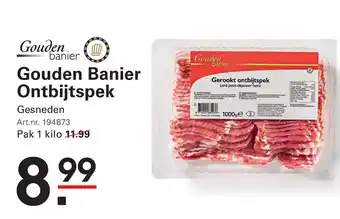 Sligro Gouden Banier Ontbijtspek aanbieding