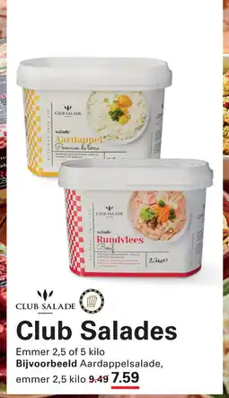Sligro Club Salades aanbieding