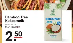 Sligro Bamboo Tree Kokosmelk aanbieding