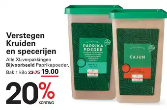 Sligro Verstegen Kruiden en specerijen aanbieding