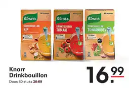 Sligro Knorr Drinkbouillon aanbieding