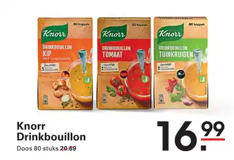 Sligro Knorr Drinkbouillon aanbieding