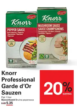Sligro Knorr Professional Garde d'Or Sauzen aanbieding