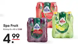 Sligro Spa Fruit aanbieding