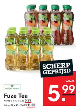 Sligro Fuze Tea aanbieding