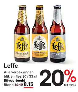 Sligro Leffe aanbieding