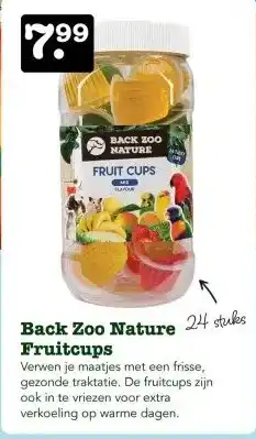 Discus Back Zoo Nature Fruitcups aanbieding