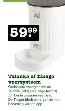 Discus Talonka of Tinago voersysteem aanbieding