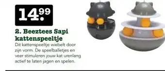 Discus 2. Beeztees Sapi kattenspeeltje aanbieding