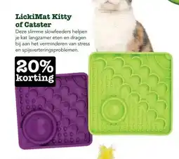 Discus LickiMat Kitty of Catster aanbieding