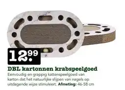 Discus DBL kartonnen krabspeelgoed aanbieding