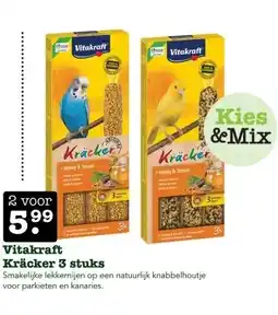 Discus Vitakraft Kräcker 3 stuks aanbieding
