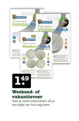 Discus Weekend-of vakantievoer aanbieding