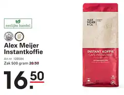 Sligro Alex Meijer Instantkoffie aanbieding