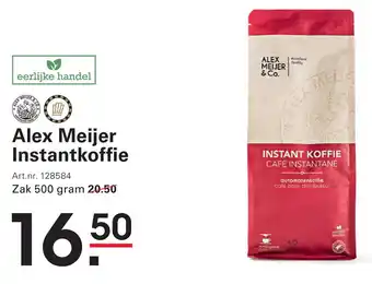 Sligro Alex Meijer Instantkoffie aanbieding