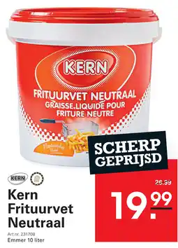 Sligro Kern Frituurvet Neutraal aanbieding