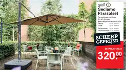 Sligro Sediamo Parasolset aanbieding