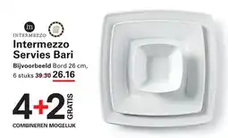 Sligro Intermezzo Servies Bari aanbieding