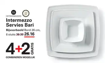 Sligro Intermezzo Servies Bari aanbieding