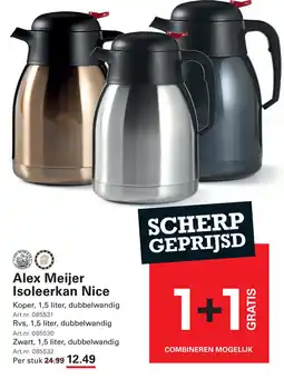 Sligro Alex Meijer Isoleerkan Nice aanbieding