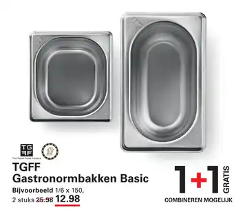 Sligro TGFF Gastronormbakken Basic aanbieding