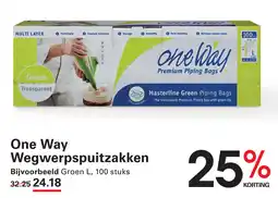 Sligro One Way Wegwerpspuitzakken aanbieding