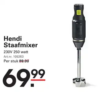 Sligro Hendi Staafmixer aanbieding