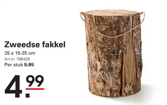 Sligro Zweedse fakkel aanbieding