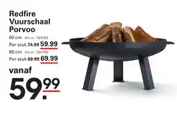 Sligro Redfire Vuurschaal Porvoo aanbieding