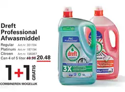 Sligro Dreft Professional Afwasmiddel aanbieding