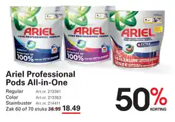 Sligro Ariel Professional Pods All-in-One aanbieding