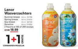 Sligro Lenor Wasverzachters aanbieding