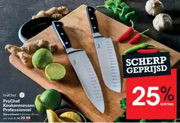 Sligro ProChef Keukenmessen Professioneel aanbieding
