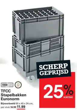 Sligro TFCC Stapelbakken Euronorm aanbieding